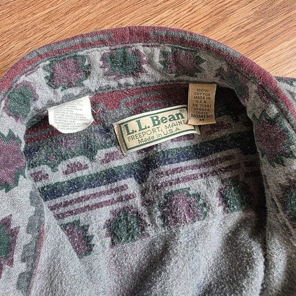 L.L. Bean Multicolor Patterned Shirt - Picture 2 of 2